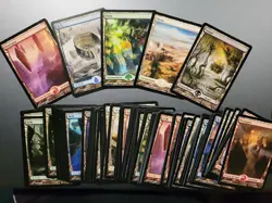 Zendikar Full Art Lands x96 Foreign-Language Swamp Forest Mountain Island Plains - Image 1