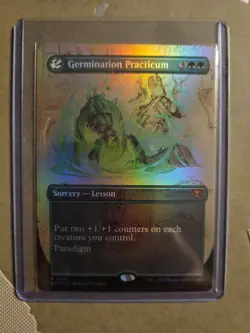 Germination Practicum X1 BORDERLESS FOIL -NM/M- Secrets of Strixhaven - Image 1