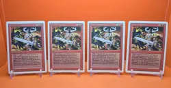 🔴🔴 (4) 1994 MAGIC The Gathering KELDON WARLORD REVISED 3RD EDITION PLAYED 🔴2 - Image 1
