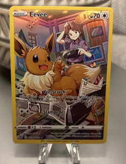 Pokemon Eevee TG11/TG30 Brilliant Stars Trainer Gallery Holo Rare NM - Image 1