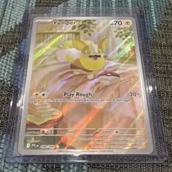 Pokemon TCG Phantasmal Flames Yamper 099/094 IR Illustration Rare English Card - Image 1