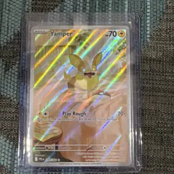 Pokemon TCG Phantasmal Flames Yamper 099/094 IR Illustration Rare English Card - Image 3