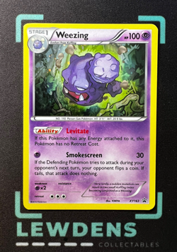 Weezing - XY163 - Cosmos Holo - XY Black Star Promo - Pokemon Card - Image 1