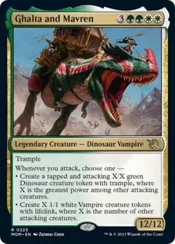 MTG English Ghalta and Mavren NM Normal March of the Machine - Image 1