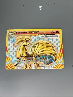 Pokemon TCG Ninetales Evolutions Holo Card 16/108 Break XY NM - Image 1