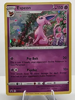 Pokemon TCG Espeon SWSH: Sword & Shield Promo SWSH174 Holo Galaxy - Image 1