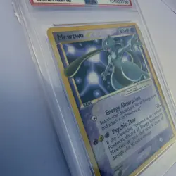 Pokemon 2006 Gold Star Mewtwo 103/110 Holo EX Holon Phantoms PSA 5 - Image 3