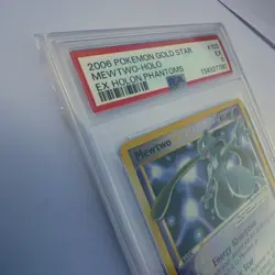 Pokemon 2006 Gold Star Mewtwo 103/110 Holo EX Holon Phantoms PSA 5 - Image 4