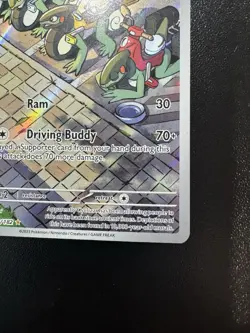 Pokemon TCG Cyclizar Paradox Rift 215/182 Holo Illustration Rare - Image 5