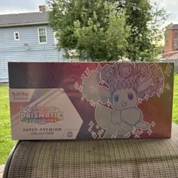 Pokemon Prismatic Evolutions Super Premium Collection New Factory Sealed In Hand - Image 1