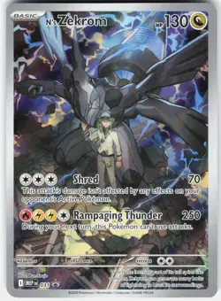 Pokemon N's Zekrom 031 Holo Promo ME: Mega Evolution Promo J - Image 1