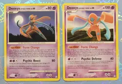 Deoxys Attack Forme 24/146 & Deoxys Defense Forme 25/146 Legends Awakened NM - Image 1