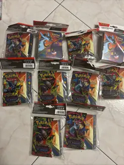 10x Pokemon TCG New 2026 Phantasmal Flames Mini Portfolio SEALED. - Image 1