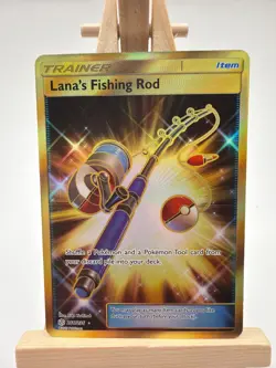 Lana's Fishing Rod 266/236 Cosmic Eclipse Pokemon NM - Image 1