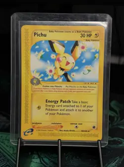 Pokemon TCG Pichu 2002 58/165 Expedition Base Set Non-Holo - Image 1