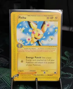 Pokemon TCG Pichu 2002 58/165 Expedition Base Set Non-Holo - Image 2
