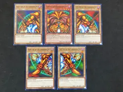 YUGIOH: Exodia the Forbidden One Set 5-card Complete LDK2 Common VLP - Image 1