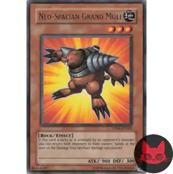 Yugioh Neo-Spacian Grand Mole DP06-EN002 Rare LP - Image 1