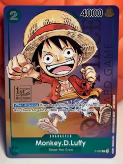 Monkey D Luffy P-037 (1st Anniversary Tournament Promo) - Image 1
