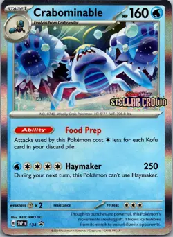 Crabominable - 134/142 - SV: Scarlet & Violet Promo Cards Pokemon Promo NM - Image 1