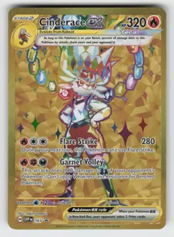 Cinderace ex - 163 NM Holo SVP SV: Scarlet & Violet Promo Cards 03 - Image 1