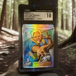 Pokemon Fisherman Holo Shiny Vault - Holo SV83/SV94 Hidden Fates CGC 10 Card - Image 1