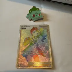Sonia Rainbow Rare (203/192) Rebel Clash Pokemon Card - NM - Image 1