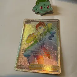 Sonia Rainbow Rare (203/192) Rebel Clash Pokemon Card - NM - Image 2