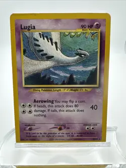 Pokemon Neo Revelation Lugia TCG Card 20/64 Regular Rare - Image 1