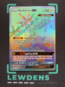 Xurkitree GX - 160/156 - Rainbow Rare - Sun & Moon Ultra Prism - Pokemon Card - Image 1