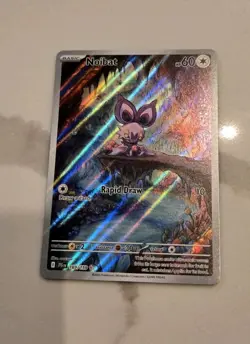 Pokemon Card Noibat 169/159 Journey Together Illustration Rare NM - Image 1