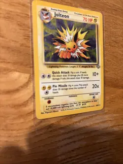 Pokemon Jolteon 4/64 Jungle Edition Holo Card WOTC - Image 4