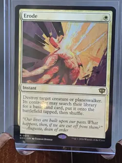 Erode Secrets of Strixhaven MTG Regular Near Mint - Image 3