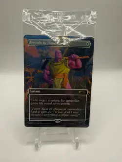 SEALED Swords to Plowshares Marvel Thanos PSA Magazine Promos Borderless Foil - Image 1