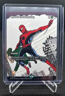 Heroic Intervention (Borderless) Normal M Marvel Universe Eternal-Legal 34 NM - Image 1