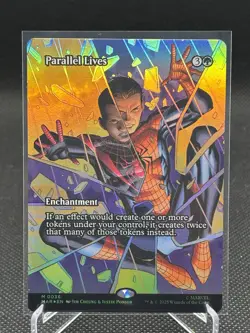 MTG - Parallel Lives - Borderless - Marvels Spiderman - Foil - NM - Image 1
