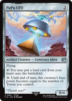 PuPu UFO (U) #266 Foil FINAL FANTASY MTG NM - Image 1