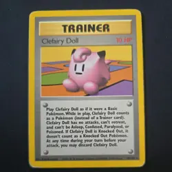 Clefairy Doll - 70/102 - Base Set Unlimited 1999 WOTC Rare - LP/MP - Pokemon TCG - Image 1