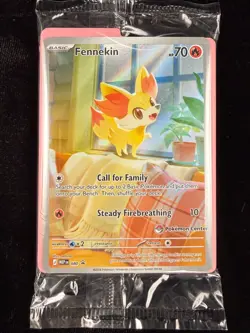 Fennekin 080 (Pokemon Center Exclusive) ME: Chaos Rising Promo Holo NM (SEALED) - Image 1