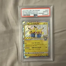PSA 10 Pretend Comedian Pikachu Promo 407 Osaka Pokemon Center Promo Exclusive - Image 5