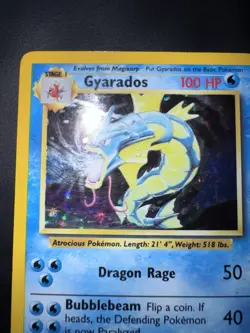 Pokemon Card english Gyarados 6/102 Holo Base Set Wizards 1999 HP - Image 5