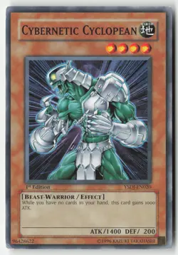 Yugioh - Cybernetic Cyclopean YSDJ-EN020 1st Edition - Starter Deck: Jaden Yuki - Image 1