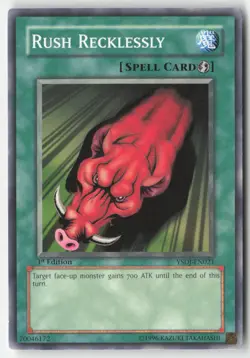 Yugioh - Rush Recklessly YSDJ-EN021 1st Edition - Starter Deck: Jaden Yuki - Image 1