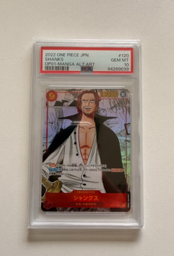 One Piece - 2022 Shanks OP01-120 (V.3) - PSA 10 JPN - Image 1