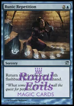 Runic Repetition 2x FOIL ISD MTG Innistrad Uncommon MINT blue - Image 1