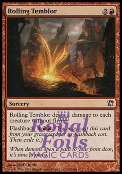 Rolling Temblor 2x FOIL ISD MTG Innistrad Uncommon MINT red - Image 1