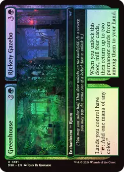 Greenhouse Rickety Gazebo Duskmourn: House of Horror Foil NM Near Mint MTG - Image 1
