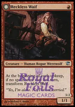 Reckless Waif / Merciless Predator 2x FOIL ISD MTG Innistrad Uncommon MINT red - Image 1