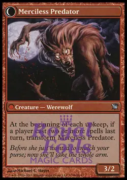 Reckless Waif / Merciless Predator 2x FOIL ISD MTG Innistrad Uncommon MINT red - Image 2