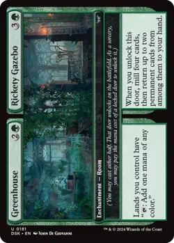 Greenhouse Rickety Gazebo Duskmourn: House of Horror Regular Non-Foil NM MTG - Image 1